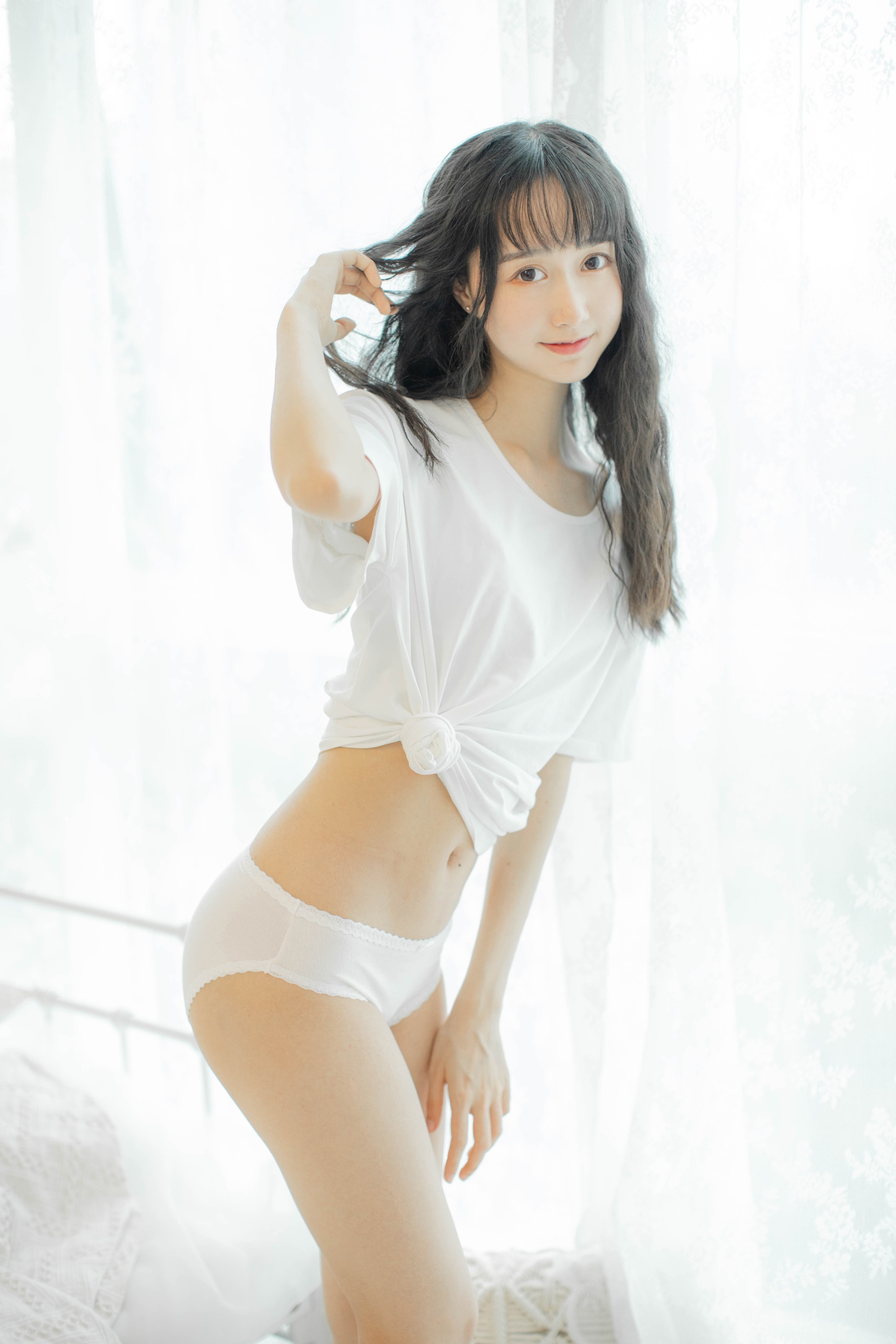 图片[1]-木棉棉 – NO.001 木绵绵OwO 内衣写真[30P]-XikXak